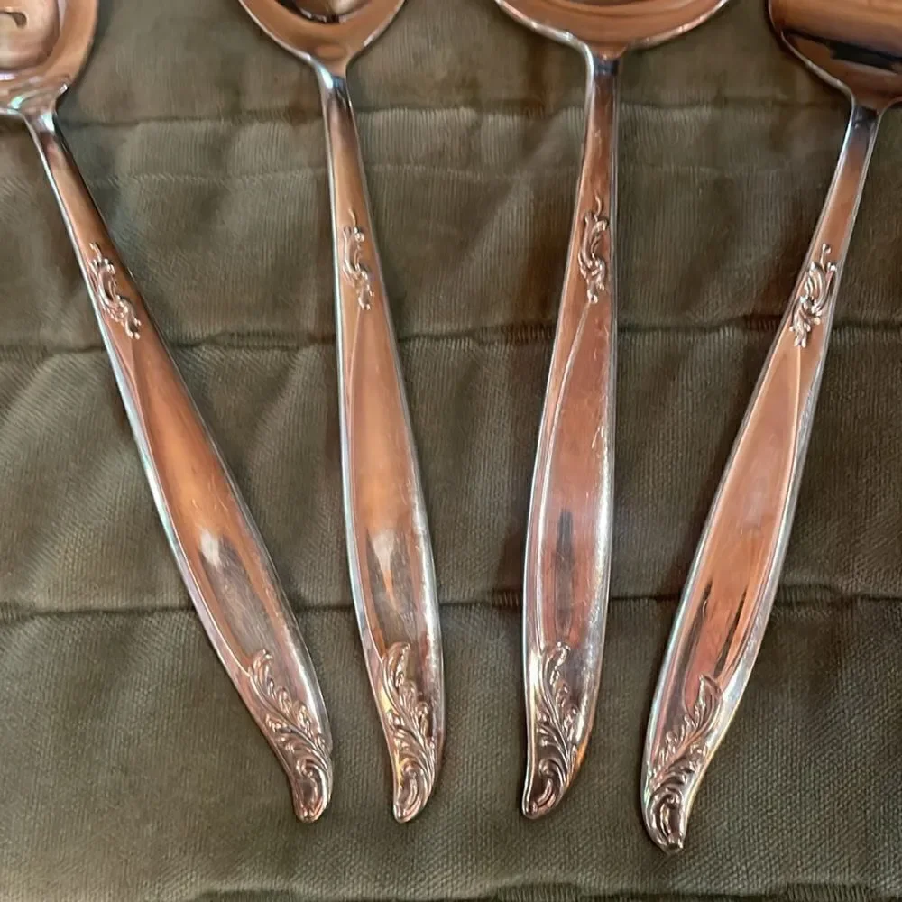 Vintage Holmes and Edward’s Four Piece Deepsilver Serveware set